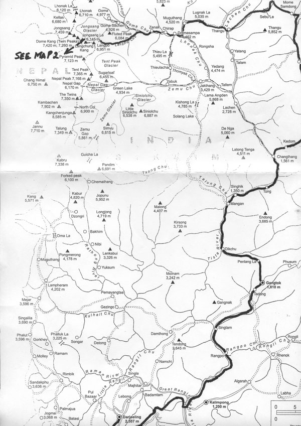 Trekking route